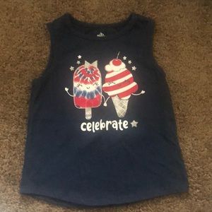 4th of July tank for girls